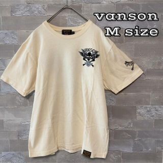 バンソン(VANSON)のvanson スカル　刺繍　Tシャツ(Tシャツ/カットソー(半袖/袖なし))