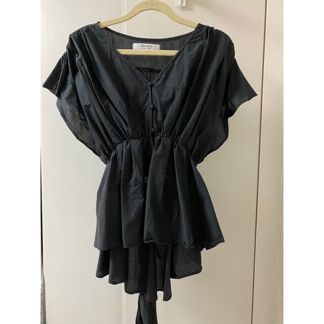 Her lip to - herlipto Airy Ruffled Sleeve Blouse Mの通販 by mai's ...