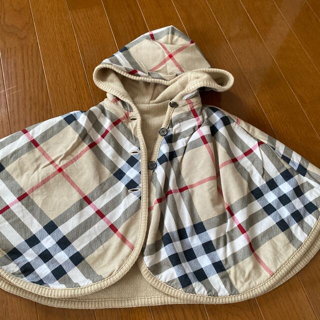 BURBERRY(バーバリー)のバーバリーロンドン　ポンチョ キッズ/ベビー/マタニティのベビー服(~85cm)(ジャケット/コート)の商品写真