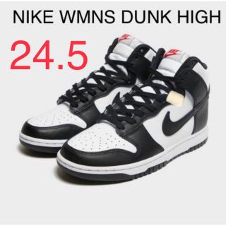 ナイキ(NIKE)のNIKE WMNS DUNK HIGH ダンク ハイ パンダ24.5cm(スニーカー)