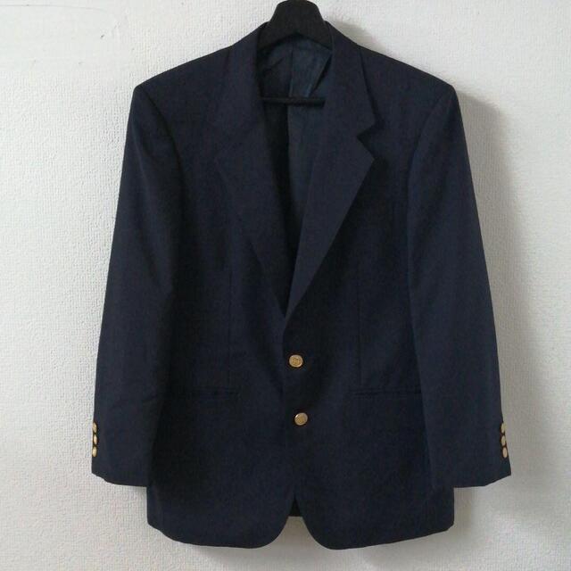 vintage DAKS navy jacket ar