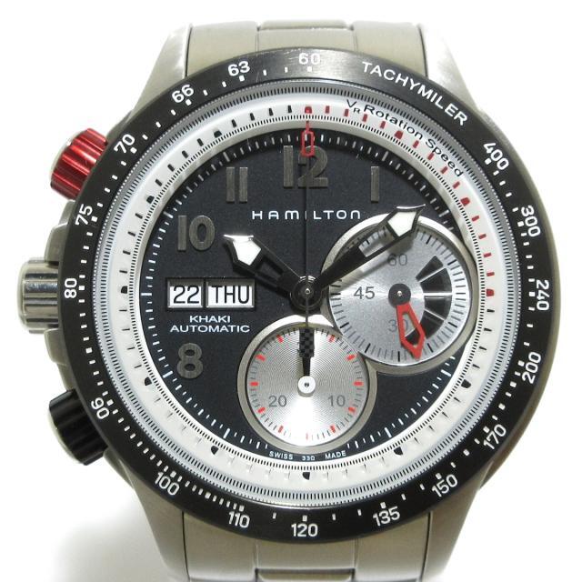 Hamilton - ハミルトン 腕時計美品 H717260 メンズ 黒の通販 by ブラン
