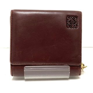 ロエベ(LOEWE)のロエベ 3つ折り財布 - ダークブラウン(財布)