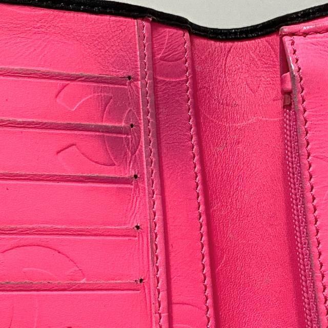 CHANEL(シャネル)のシャネル 長財布 カンボンライン 黒×白 レディースのファッション小物(財布)の商品写真