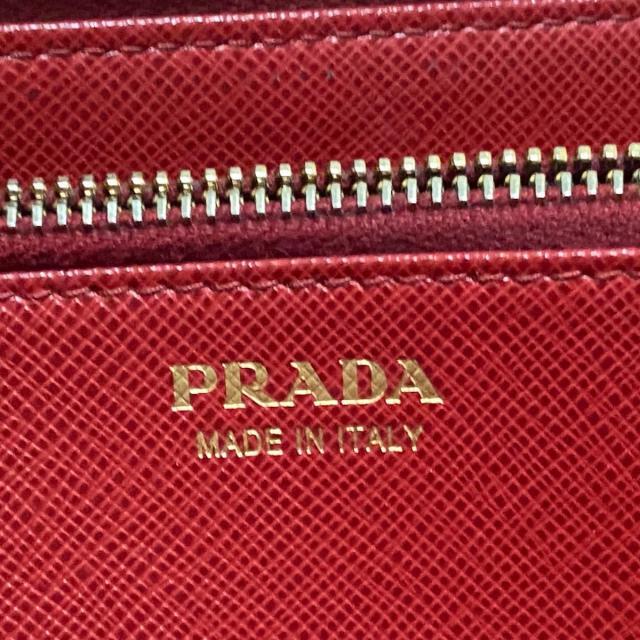 PRADA(プラダ)のPRADA(プラダ) 長財布 - レッド レザー レディースのファッション小物(財布)の商品写真