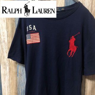 ポロラルフローレン(POLO RALPH LAUREN)の【Ralph Lauren】ラルフローレン 半袖Tシャツ ビッグポニー  紺(Tシャツ/カットソー(半袖/袖なし))