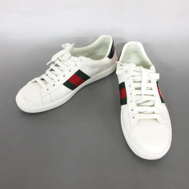 在庫豊富な Gucci - グッチ スニーカー メンズ エース 431942の通販 by