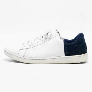 ラコステ(LACOSTE)のラコステ スニーカー レディース - 白×黒(スニーカー)