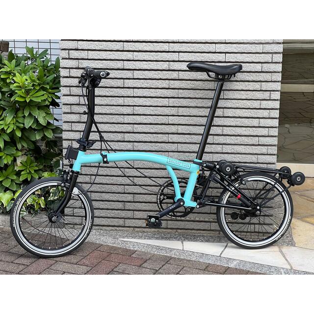 BROMPTON(ブロンプトン)の【yas様専用 ~9/8】2018年 ブロンプトン ターキッシュグリーンブラック スポーツ/アウトドアの自転車(自転車本体)の商品写真