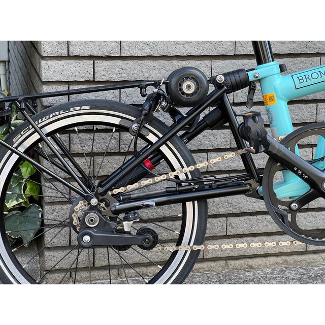 BROMPTON(ブロンプトン)の【yas様専用 ~9/8】2018年 ブロンプトン ターキッシュグリーンブラック スポーツ/アウトドアの自転車(自転車本体)の商品写真