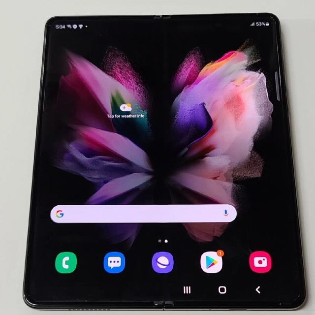 Samsung Galaxy Z Fold3 Phantom Black US版 - スマートフォン本体