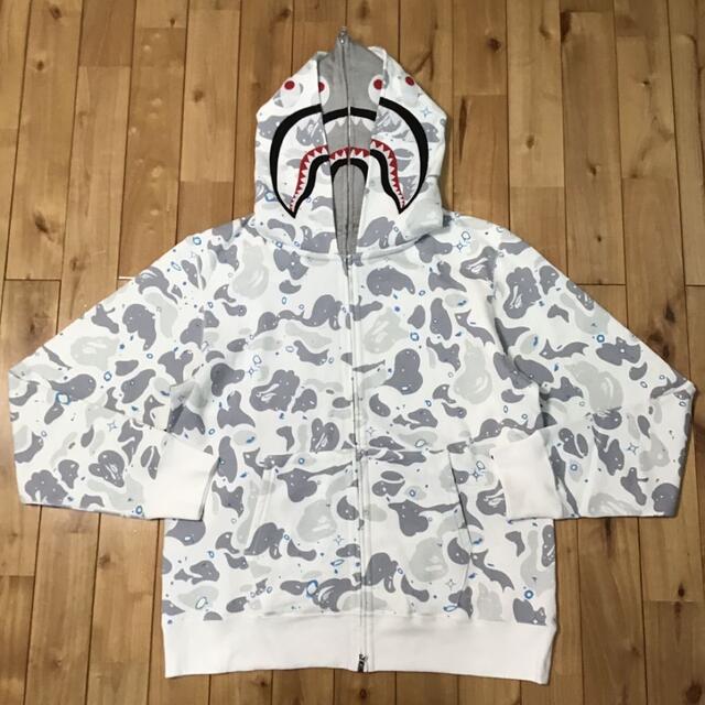 ブランドのギフト A BATHING APE - BAPE space camo ダブルシャーク