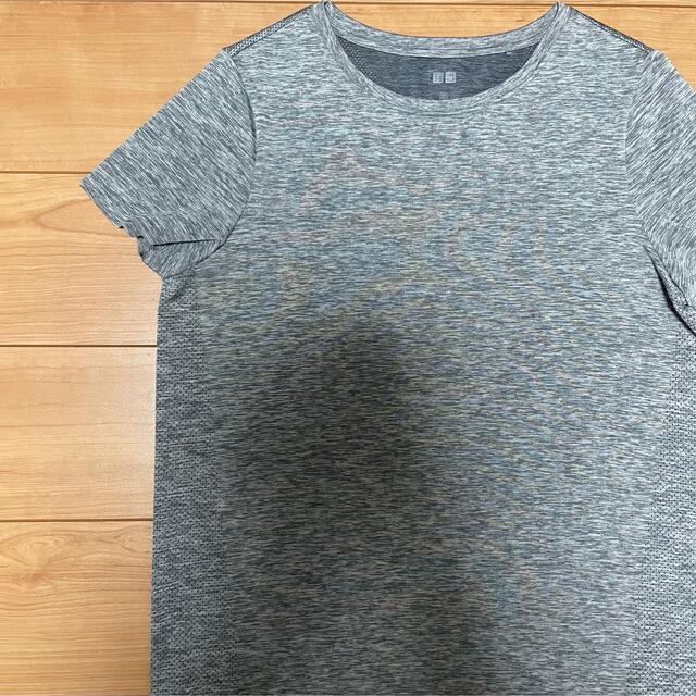 UNIQLO(ユニクロ)のユニクロ　半袖Tシャツ　スポーツ レディースのトップス(Tシャツ(半袖/袖なし))の商品写真