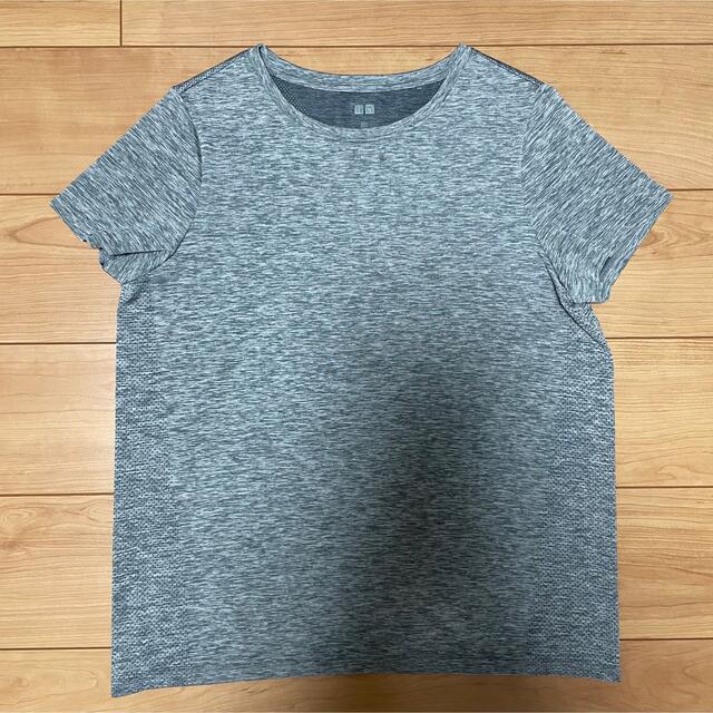 UNIQLO(ユニクロ)のユニクロ　半袖Tシャツ　スポーツ レディースのトップス(Tシャツ(半袖/袖なし))の商品写真