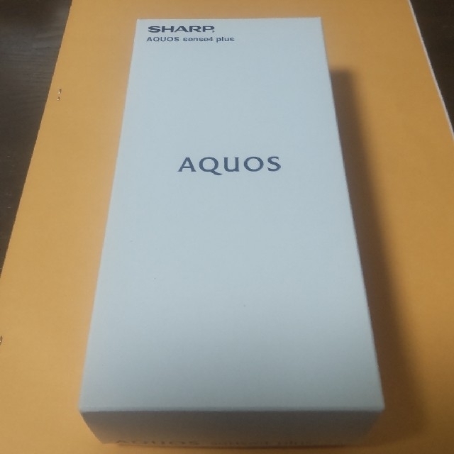 AQUOS(アクオス)のAQUOS sense4 plus　SH-M16 パープル スマホ/家電/カメラのスマートフォン/携帯電話(スマートフォン本体)の商品写真