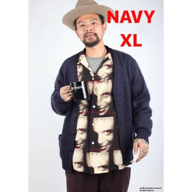 WACKO MARIA MOHAIR KNIT CARDIGAN 21fw-