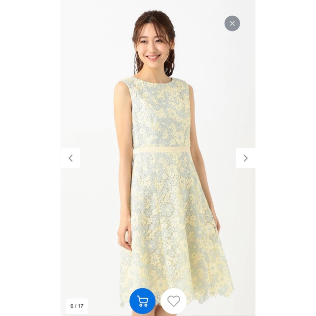TOCCA ワンピース サイズ00 ポエティクス サックス - ひざ丈ワンピース