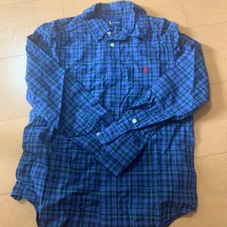 ラルフローレン(Ralph Lauren)のチェックシャツ　キッズ(ブラウス)