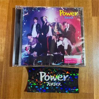 セブンオーダー(7ORDER)の7ORDER power CD 通常盤　ステッカー付き(ポップス/ロック(邦楽))