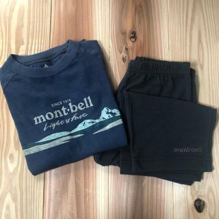 モンベル(mont bell)のモンベル   キッズ　ロンT  120  登山(Tシャツ/カットソー)