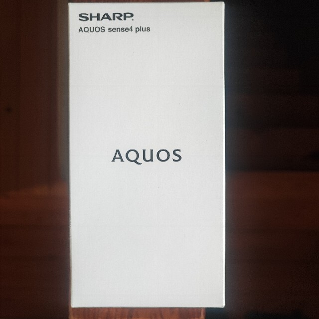 AQUOS(アクオス)のAQUOS sense4 plus 新品 SHARP SH-M16 パープル スマホ/家電/カメラのスマートフォン/携帯電話(スマートフォン本体)の商品写真