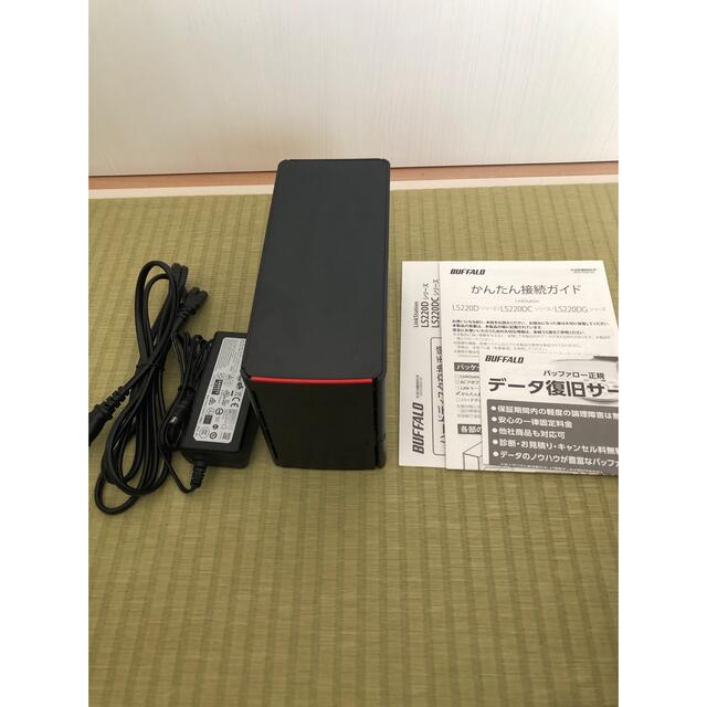 バッファロー BUFFALO NAS PC/スマホ/タブレット対応 ネットワークHDD 6TB LS220D0602N データを守るRAID 