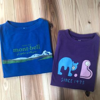 モンベル(mont bell)のモンベル  キッズ　Tシャツセット　130 登山(Tシャツ/カットソー)