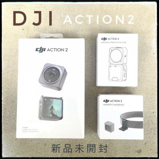 【新品】DJI Action 2 Dual-Screen Combo 3点セット(ビデオカメラ)