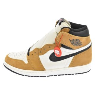 ナイキ(NIKE)のNIKE ナイキ AIR JORDAN 1 RETRO ROOKIE OF THE YEAR エアジョーダン1 ルーキーオブザイヤー ハイカットスニーカー ブラウン 555088-700(スニーカー)