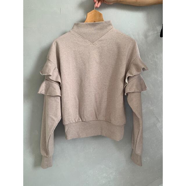 Ruffled Cotton Jersey Sweatshirt