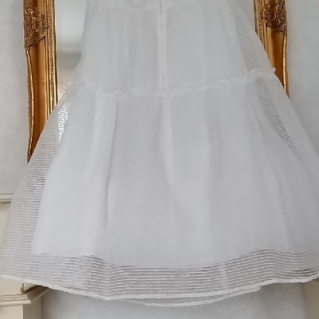 Rene Dress Feather Gather 36 - ひざ丈ワンピース