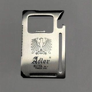 アドラー KIYA カード型 サバイバルツール(登山用品)