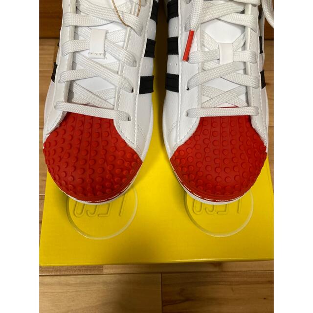 adidas(アディダス)のmae様専用【新品】adidas×LEGOスーパースター(レッド:23.0cm） レディースの靴/シューズ(スニーカー)の商品写真