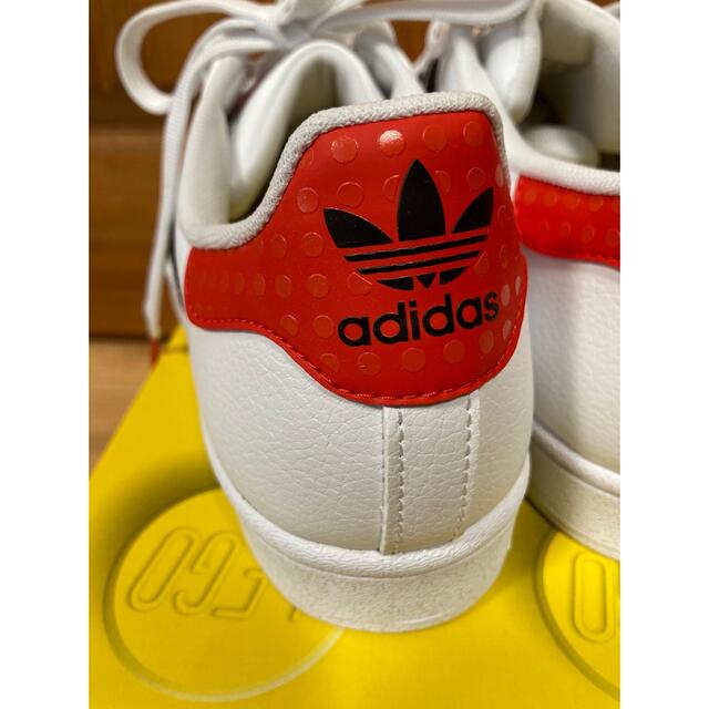 adidas(アディダス)のmae様専用【新品】adidas×LEGOスーパースター(レッド:23.0cm） レディースの靴/シューズ(スニーカー)の商品写真