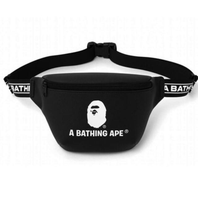 BAPE◆A BATHING APE／◆レザー調ウエストポーチ◆付録品ノベルティ