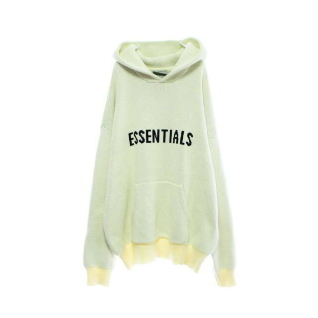 FEAR OF GOD(フィアオブゴッド)のFear of God ESSENTIALS ロゴ ニット パーカ メンズのトップス(ニット/セーター)の商品写真