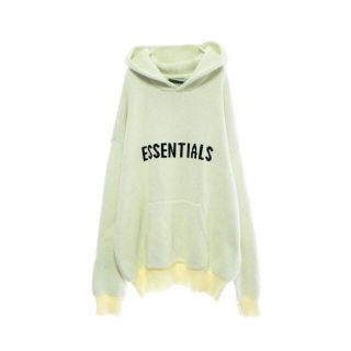 フィアオブゴッド(FEAR OF GOD)のFear of God ESSENTIALS ロゴ ニット パーカ(ニット/セーター)