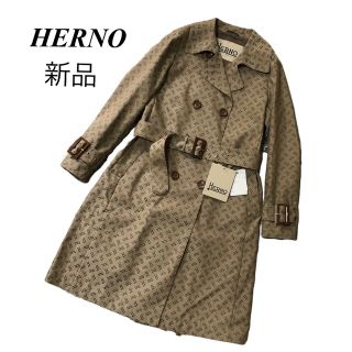 ◇新品◇定価17万円◇HERNO◇トレンチコート◇モノグラム◇21年製