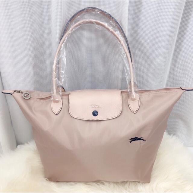 LONGCHAMP ルプリアージュハンドバッグ Mサイズホーソンーピンク