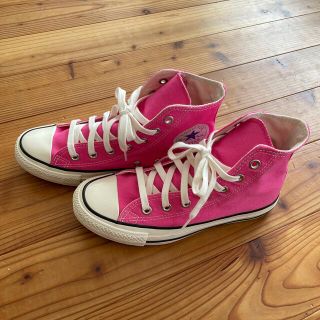 コンバース(CONVERSE)の【美品】CONVERSE オールスター ハイカット ピンク(スニーカー)