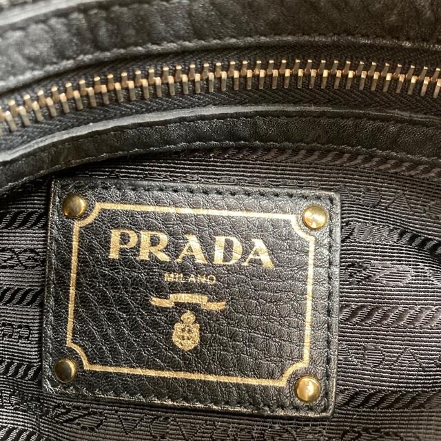 PRADA(プラダ)の【美品】PRADA プラダ ホーボーバッグ　ワンショルダー　NERO 黒 レディースのバッグ(ショルダーバッグ)の商品写真