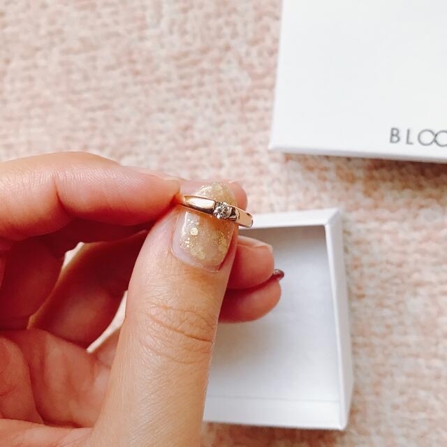 BLOOM(ブルーム)のBLOOM K10ピンクゴールド リング レディースのアクセサリー(リング(指輪))の商品写真