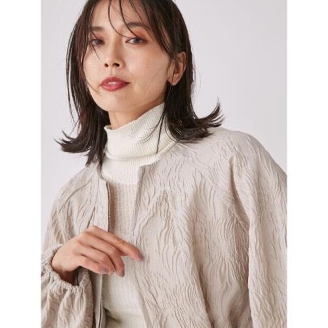 新品未使用】FRAY.I.D ボリュームスリーブドロストブルゾン ブラック