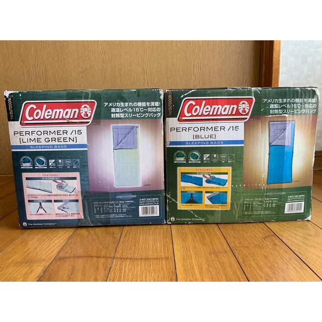 【Coleman】パフォーマー寝袋2セット