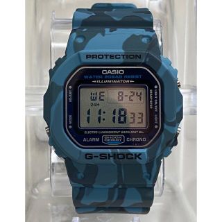 G-SHOCK/ビンテージ/スピード/DW-5600/迷彩/ブルーカモ/箱付/青-