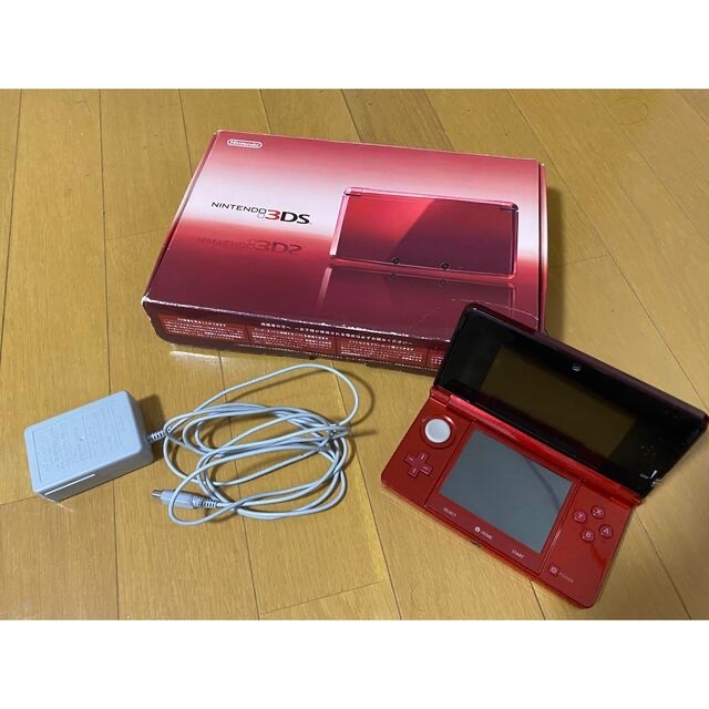 独特の素材 ニンテンドー3DS コスモブラック フレアレッド ジャンク品