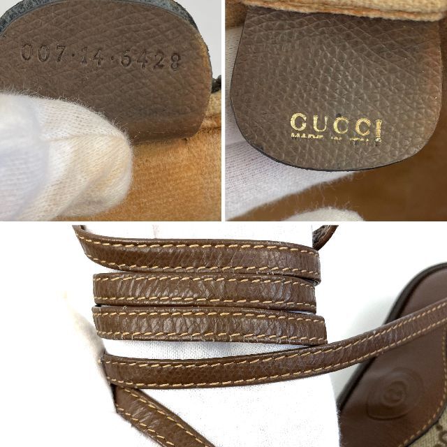 美品 GUCCI グッチ ショルダーバッグ オールドグッチ ヴィンテージ - 8