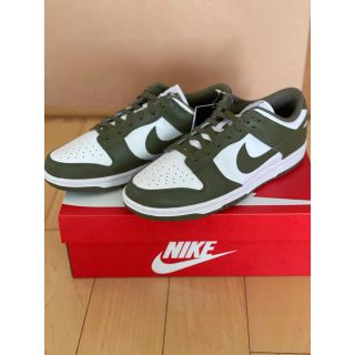 Nike WMNS Dunk Low "Medium Olive" 27cm(スニーカー)