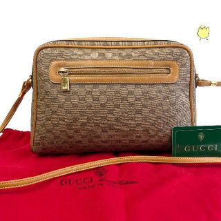 Gucci - 美品 GUCCI グッチ マイクロGG ベージュ ショルダー オールド