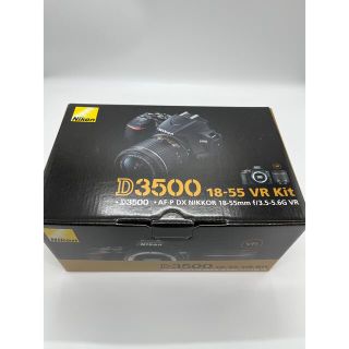 ニコン(Nikon)のNIKON D3500 18-55 VR レンズキット （ブラック）(デジタル一眼)